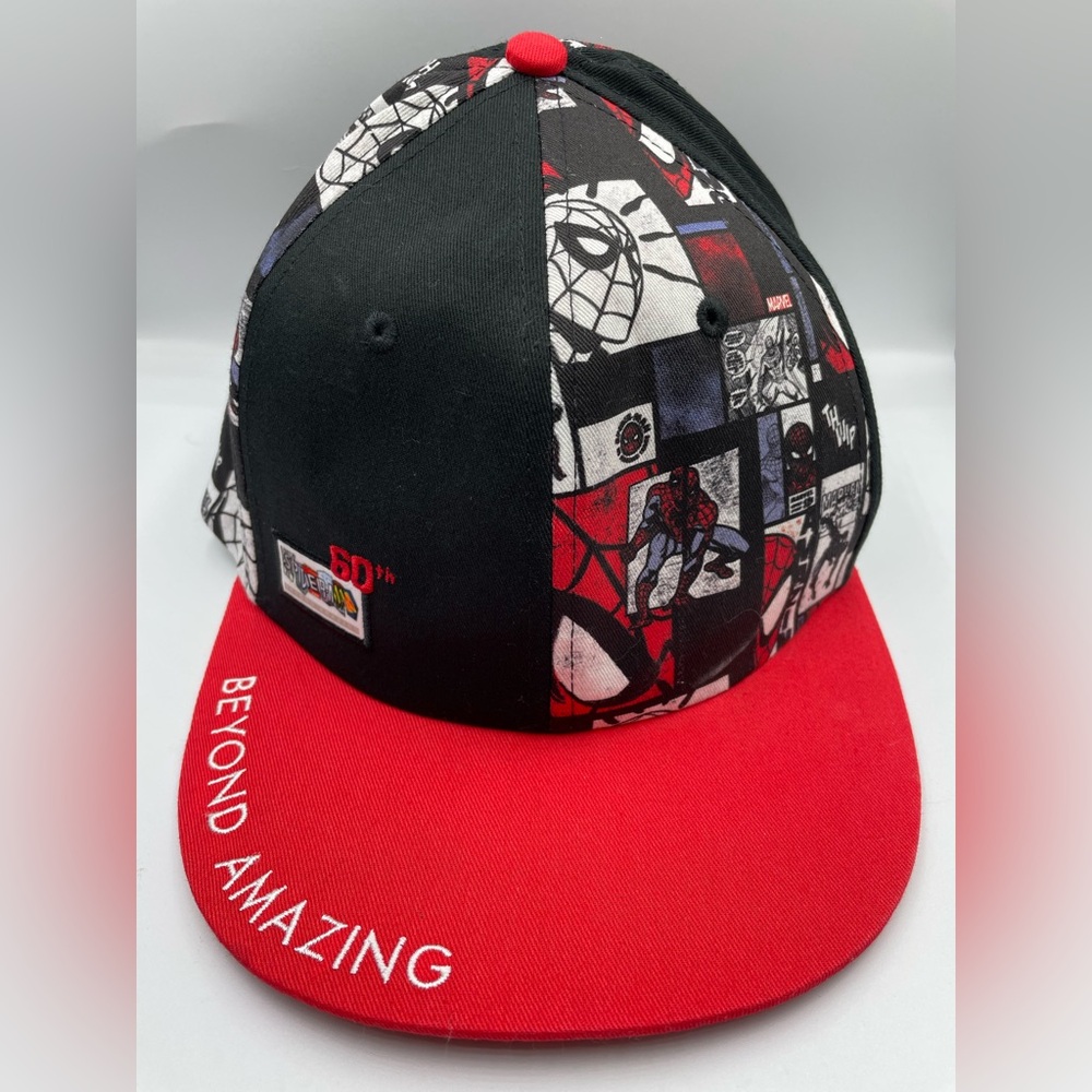 Disney Parks Marvel Spiderman 60th Anniversary Hat